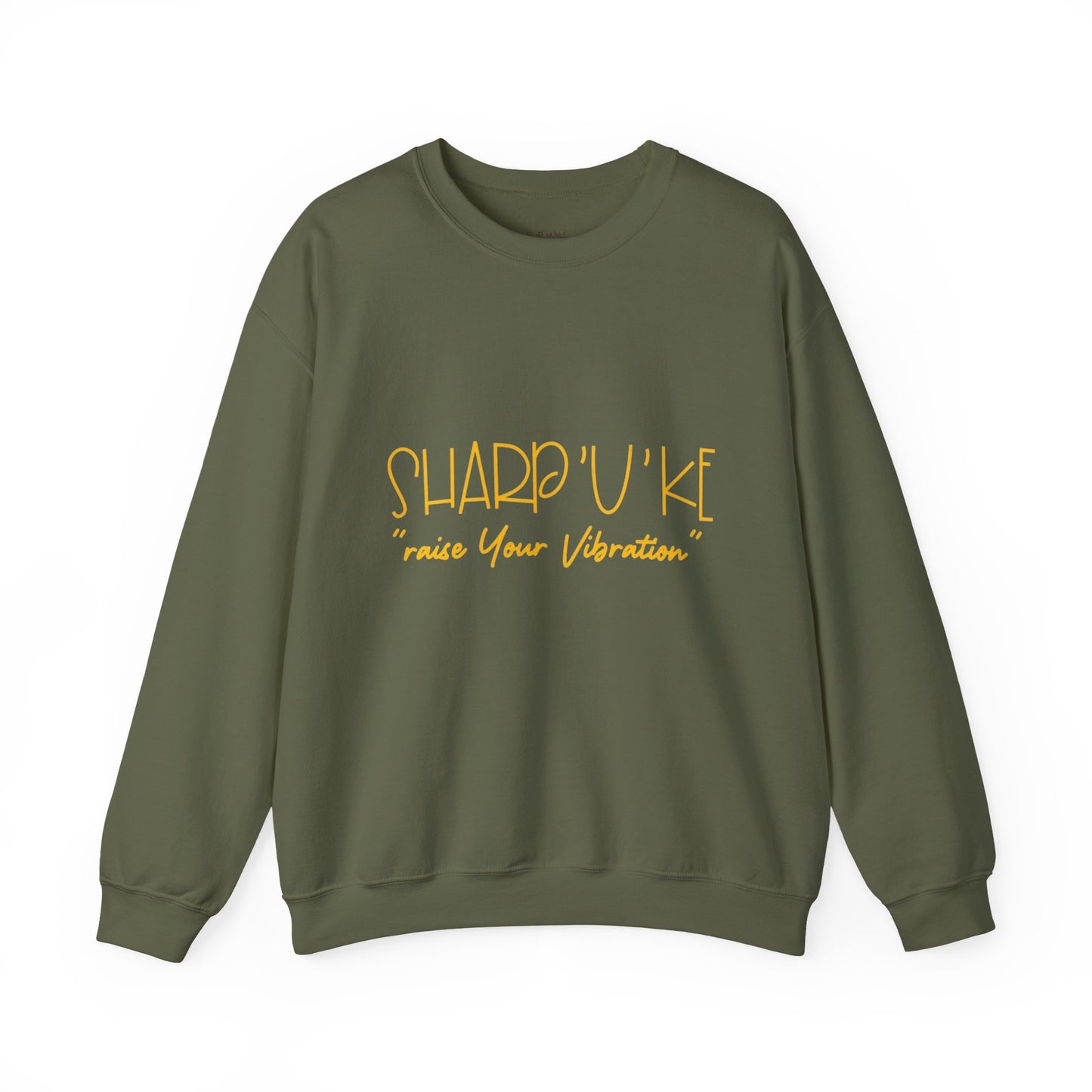 "SHARP'U'KE - Raise Your Vibration" -Unisex Hoodie