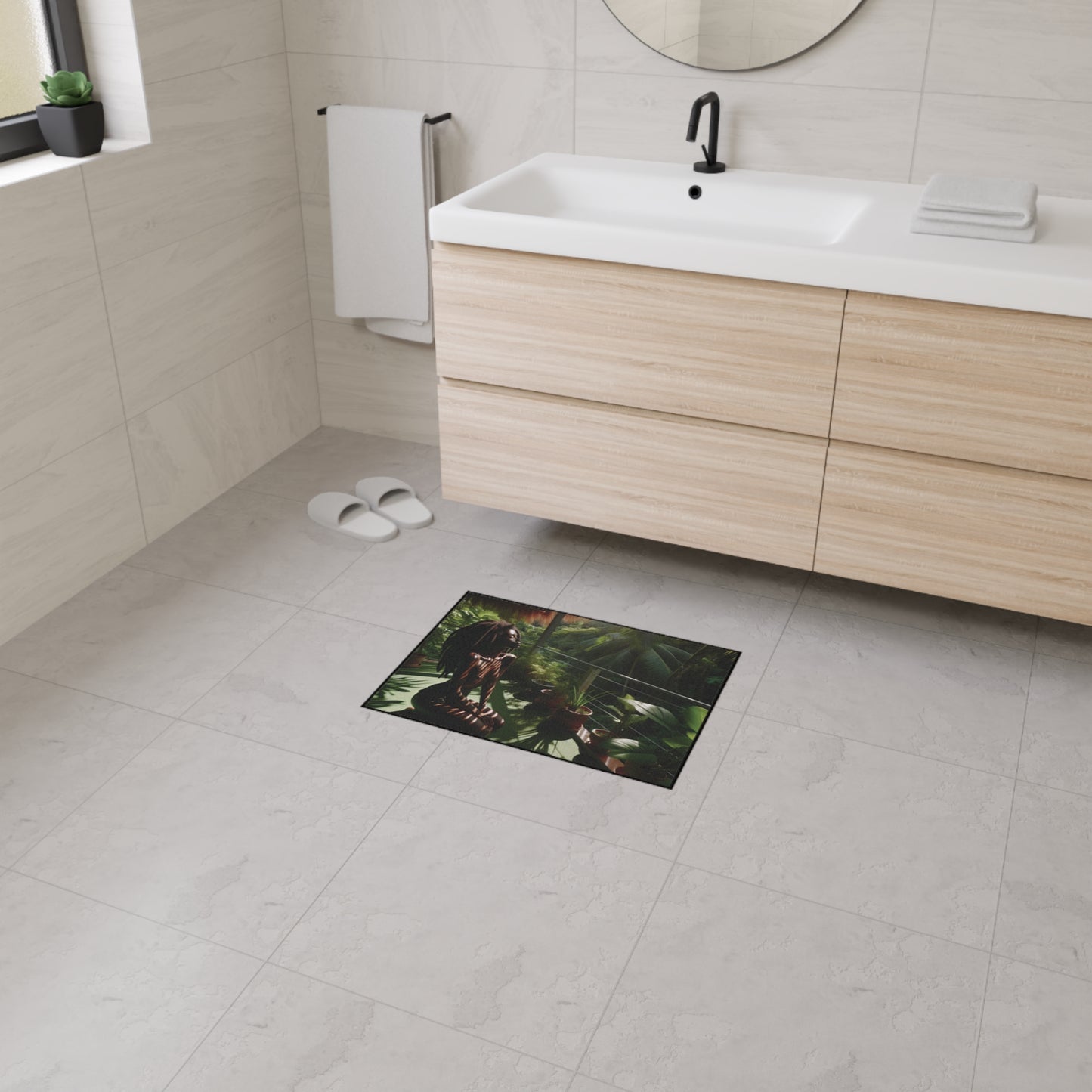 The Tropical Serenity Floor Mat