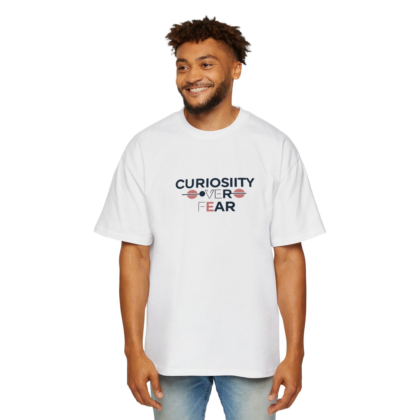 The Oversized Curiosity Over Fear Tee